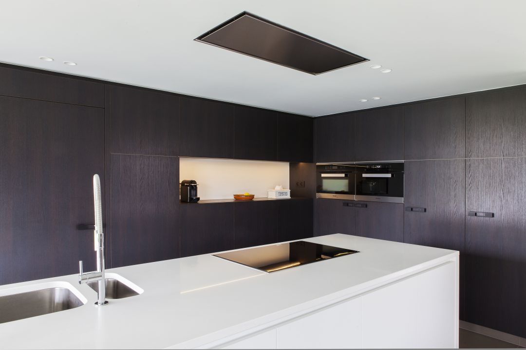 Zwart wit design keuken - Maku Interieur