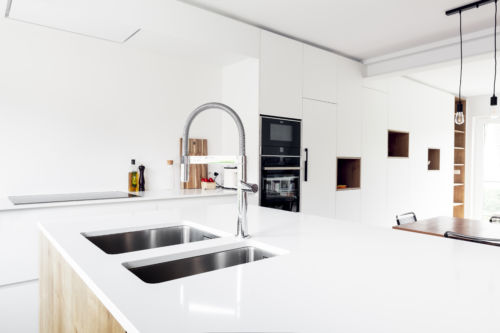 Keuken wit modern Sint-Denijs Westrem